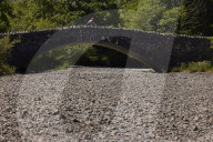 River in 'wettest place in England' in Lake District almost completely dry.
