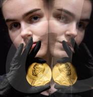 Bonhams' Fine Books and Manuscripts sale preview including a Nobel Prize for Penicillin at Bonhams, Knightsbridge, London, UK.