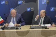 Defence Secretary Ben Wallace Meeting of NATO Ministers of Defence in Brussels, Belgium