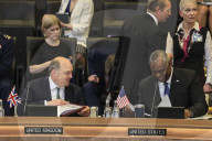 Defence Secretary Ben Wallace Meeting of NATO Ministers of Defence in Brussels, Belgium