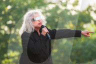 Blondie Playing at Isle Of Wight Festival, UK.