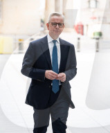 Guests of the Laura Kuenssberg show at the BBC, Broadcasting House, London, UK.
