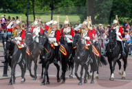 Trooping the Colour in London, UK.