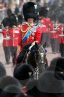 Trooping the Colour in London, UK.