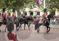 Trooping the Colour in London, UK.