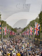 Trooping the Colour in London, UK.