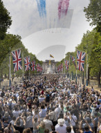 Trooping the Colour in London, UK.
