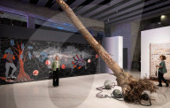 Dear Earth: Art and Hope in a Time of Crisis exhibition at the Hayward Gallery, Southbank, London, UK.