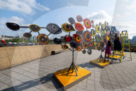 Dear Earth: Art and Hope in a Time of Crisis exhibition at the Hayward Gallery, Southbank, London, UK.