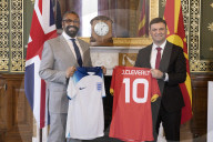 Foreign Secretary James Cleverly meets Bujar Osmani