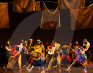 Dress rehearsal of Leonard Bernstein's Candide Welsh National Opera, Wales Millennium Centre, Cardiff, Wales.