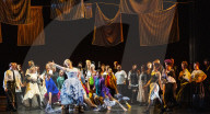 Dress rehearsal of Leonard Bernstein's Candide Welsh National Opera, Wales Millennium Centre, Cardiff, Wales.