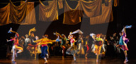 Dress rehearsal of Leonard Bernstein's Candide Welsh National Opera, Wales Millennium Centre, Cardiff, Wales.
