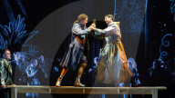 Dress rehearsal of Leonard Bernstein's Candide Welsh National Opera, Wales Millennium Centre, Cardiff, Wales.