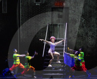 Dress rehearsal of Leonard Bernstein's Candide Welsh National Opera, Wales Millennium Centre, Cardiff, Wales.