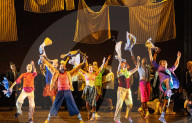Dress rehearsal of Leonard Bernstein's Candide Welsh National Opera, Wales Millennium Centre, Cardiff, Wales.