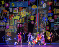 Dress rehearsal of Leonard Bernstein's Candide Welsh National Opera, Wales Millennium Centre, Cardiff, Wales.