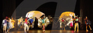 Dress rehearsal of Leonard Bernstein's Candide Welsh National Opera, Wales Millennium Centre, Cardiff, Wales.