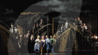 Dress rehearsal of Leonard Bernstein's Candide Welsh National Opera, Wales Millennium Centre, Cardiff, Wales.