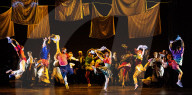 Dress rehearsal of Leonard Bernstein's Candide Welsh National Opera, Wales Millennium Centre, Cardiff, Wales.