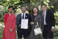 Johnny Mercer and Akshata Murty attend Armed Forces reception
