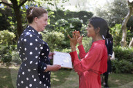 Johnny Mercer and Akshata Murty attend Armed Forces reception