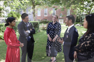 Johnny Mercer and Akshata Murty attend Armed Forces reception
