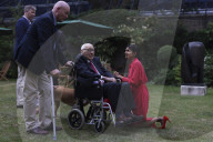 Johnny Mercer and Akshata Murty attend Armed Forces reception