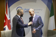 The Foreign Secretary James Cleverly attends the Ukraine Recovery Conference