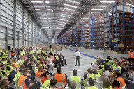 Prime Minister Rishi Sunak speaks at a PM Connect in IKEA