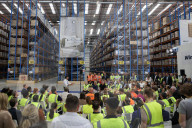Prime Minister Rishi Sunak speaks at a PM Connect in IKEA