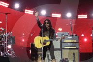 Lenny Kravitz performing at Global Citizen in Paris
