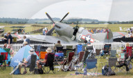 IWM Duxford's 1940s inspired Battle of Britain Air Show Duxford, Cambridgeshire, UK.
