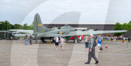 IWM Duxford's 1940s inspired Battle of Britain Air Show Duxford, Cambridgeshire, UK.