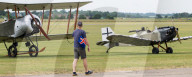 IWM Duxford's 1940s inspired Battle of Britain Air Show Duxford, Cambridgeshire, UK.