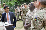 The Prime Minister Rishi Sunak Visits Wellington Barracks