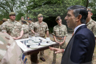 The Prime Minister Rishi Sunak Visits Wellington Barracks