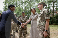 The Prime Minister Rishi Sunak Visits Wellington Barracks