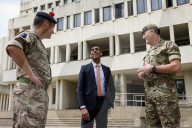 The Prime Minister Rishi Sunak Visits Wellington Barracks