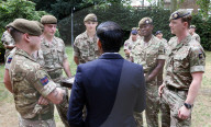 The Prime Minister Rishi Sunak Visits Wellington Barracks