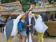 Streakers, heat seekers and all-star surprises: Saturday at Glastonbury 2023