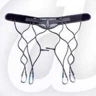 Rubber exoskeleton to help elderly and rehab patients to walk                     