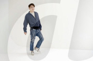 Rubber exoskeleton to help elderly and rehab patients to walk                     