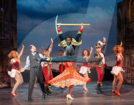 Crazy For You by George & Ira Gershwin, book by Ken Ludwig at Gillian Lynne Theatre, Drury Lane, London, UK. 