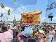 Streakers, heat seekers and all-star surprises: Saturday at Glastonbury 2023