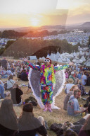 Streakers, heat seekers and all-star surprises: Saturday at Glastonbury 2023