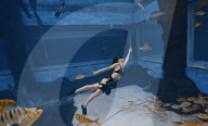 Hands-free underwater thrusters to propel scuba divers.                          