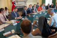 The Prime Minister Rishi Sunak hosts weekly cabinet