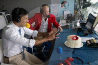 Prime Minister Rishi Sunak speaks to Test Match Special at Lord's