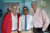 Prime Minister Rishi Sunak speaks to Test Match Special at Lord's